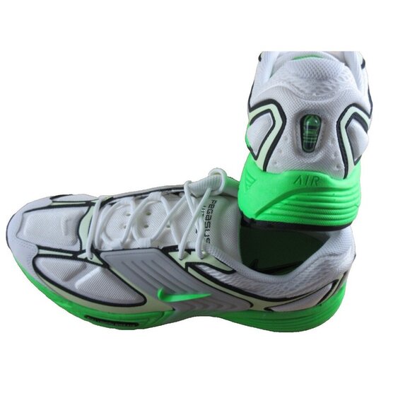 Nike Men\'s Air Pegasus Wave Running Shoes White Green Strike Black Sizes NIB